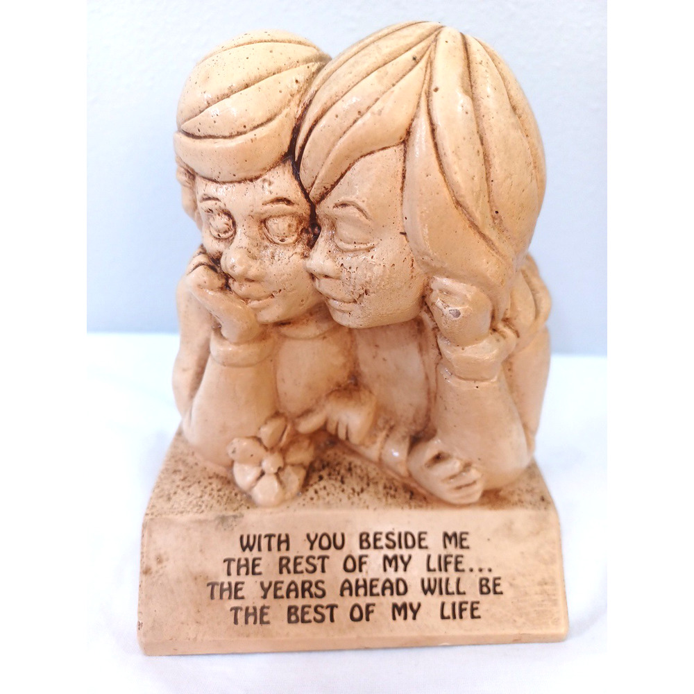 VTG Paula Inc With You Beside Me Figurine 1972 4 1/2" USA